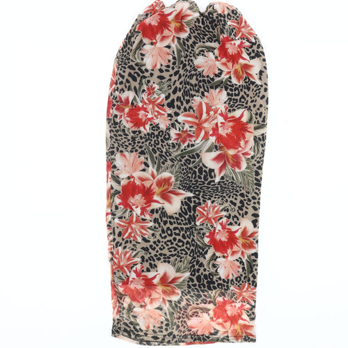 New Look Women's Multicoloured Midi Pencil Skirt - Size 10