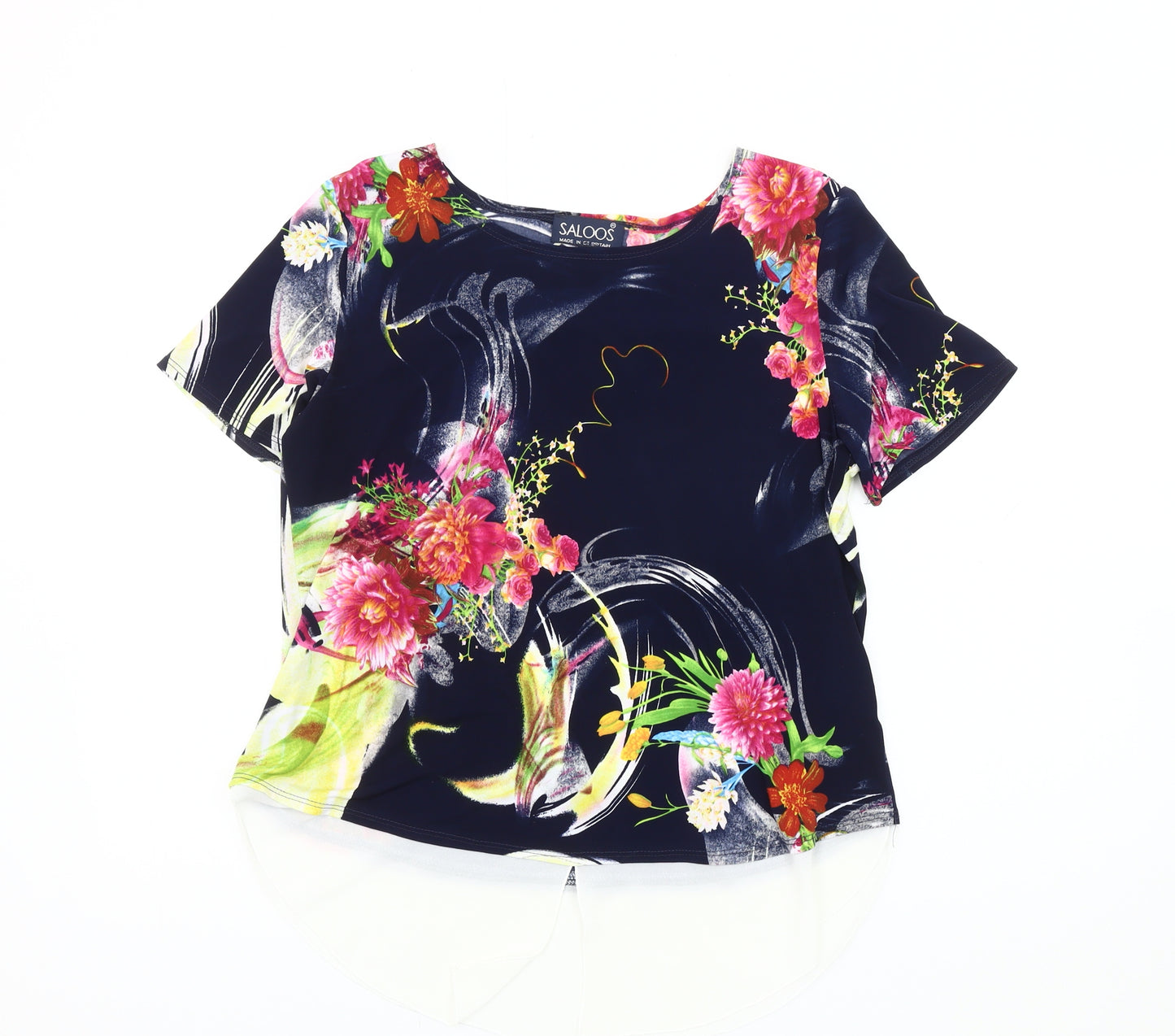 Saloos Women's Multicoloured Floral Blouse Size 14