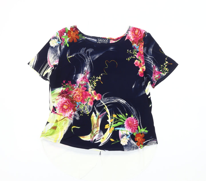 Saloos Women's Multicoloured Floral Blouse Size 14
