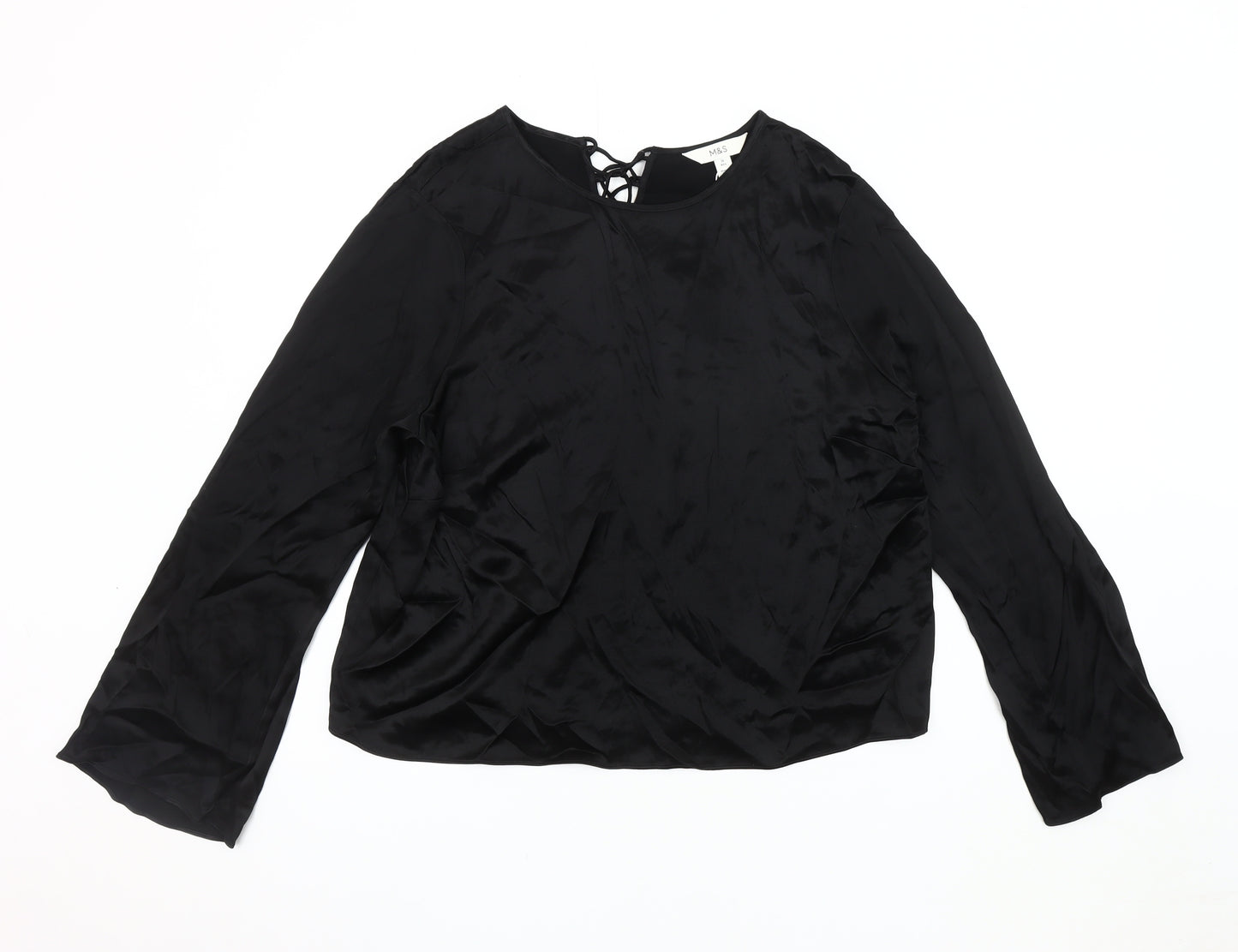 Marks and Spencer Black Women's Blouse UK Size 16