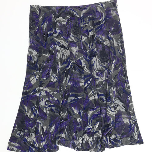 Marks and Spencer Women's Multicoloured A-Line Skirt Size 18