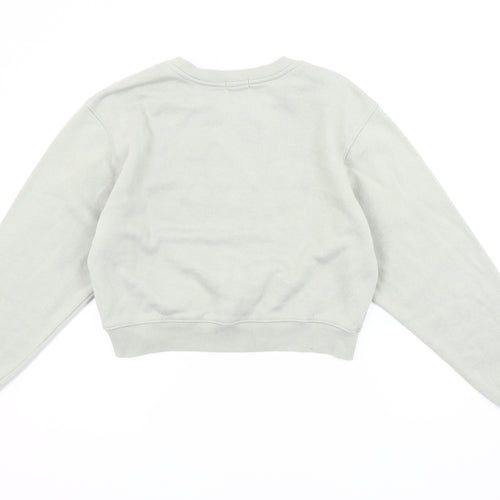 Stradivarius Women's Grey Pullover Sweatshirt Size 12