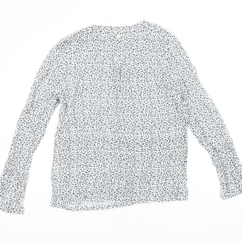 s.Oliver Women's Floral Blouse, Size 12, Long Sleeve