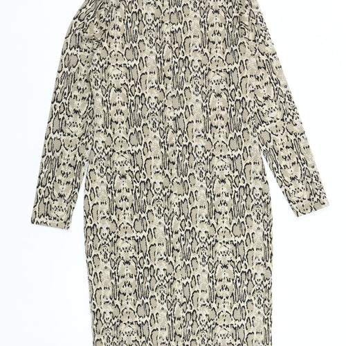 Marks and Spencer Women Beige Animal Print Dress
