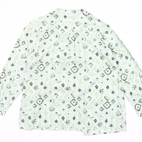 Damart Women's Geometric Print Blouse Size 22