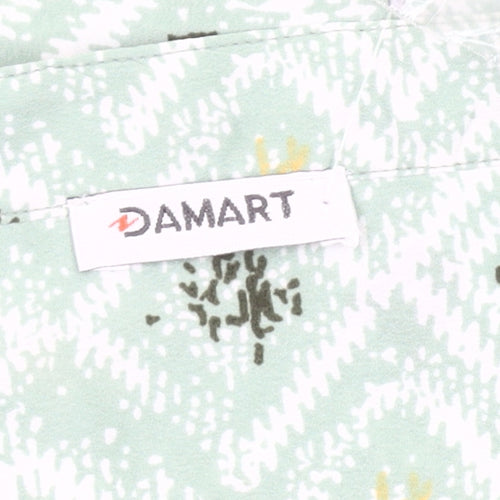 Damart Women's Geometric Print Blouse Size 22