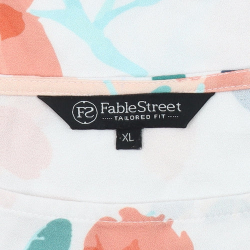 FableStreet Women's Floral Tunic Blouse XL