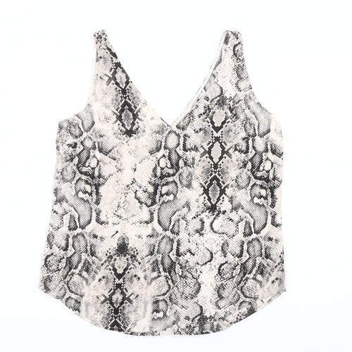Oasis Womens Multicoloured Animal Print Tank Top, Size 12