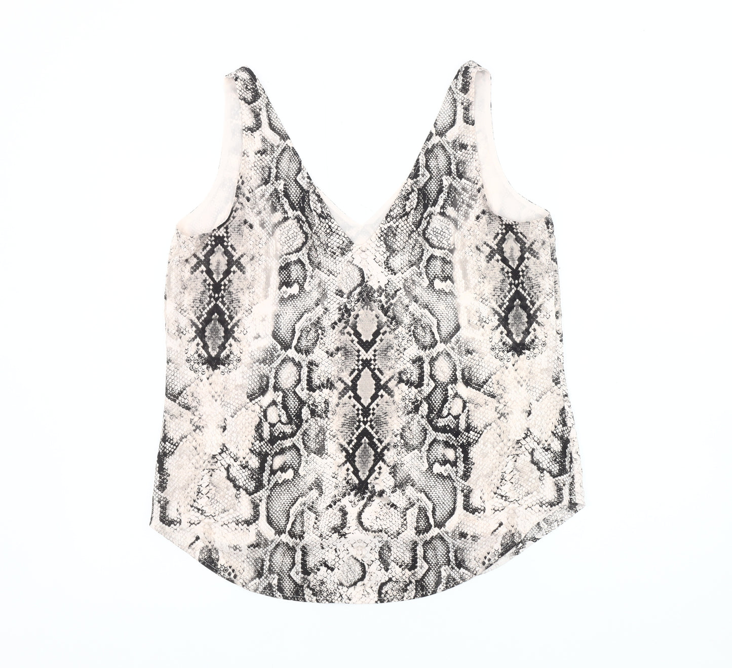 Oasis Womens Multicoloured Animal Print Tank Top, Size 12