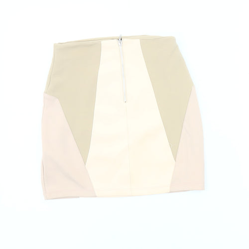 Topshop Women's Multicoloured Pencil Skirt - Size 8