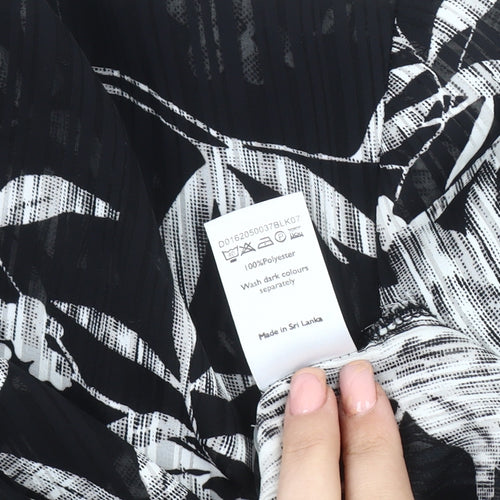 Bonmarché Women's Black Floral Blouse Size 20