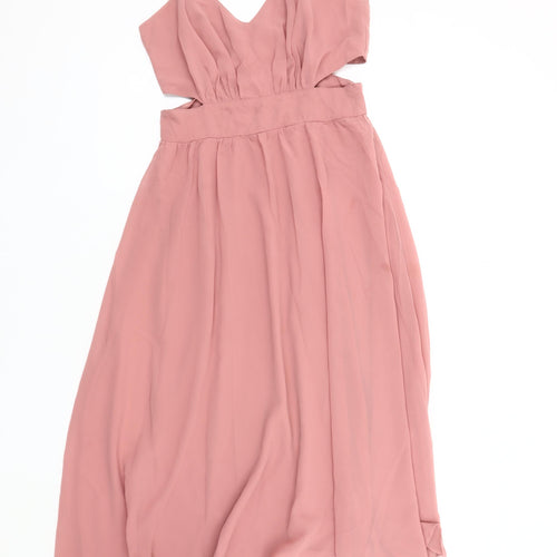 ASOS Women's Pink Sleeveless Dress UK 8