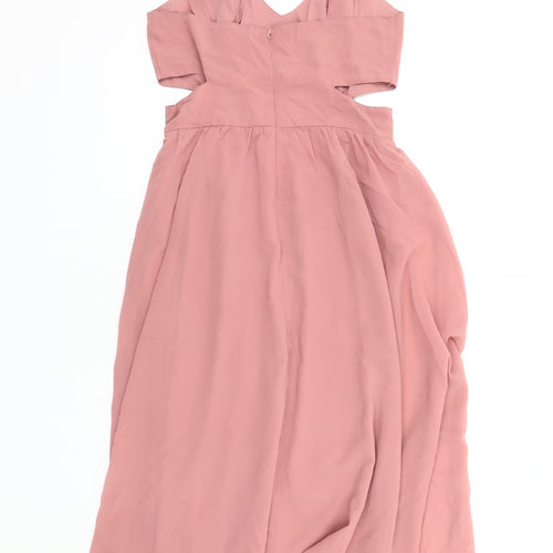 ASOS Women's Pink Sleeveless Dress UK 8