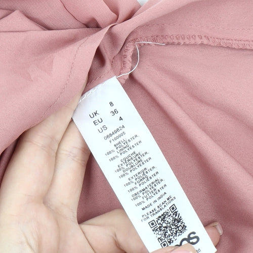 ASOS Women's Pink Sleeveless Dress UK 8