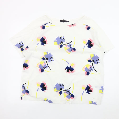 Marks and Spencer Floral T-Shirt, Women, Size 14, Jersey