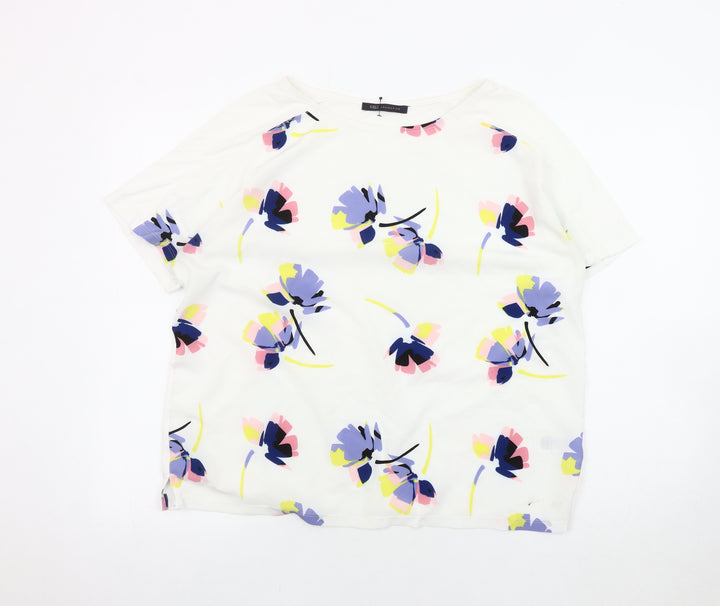 Marks and Spencer Floral T-Shirt, Women, Size 14, Jersey