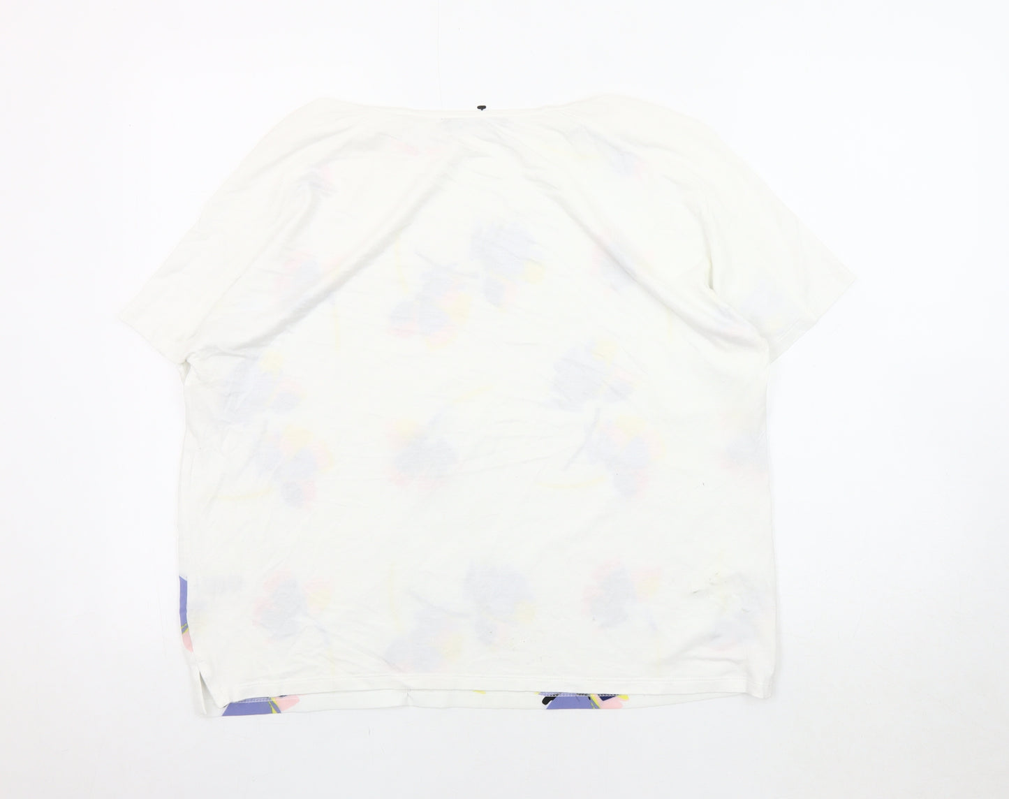 Marks and Spencer Floral T-Shirt, Women, Size 14, Jersey