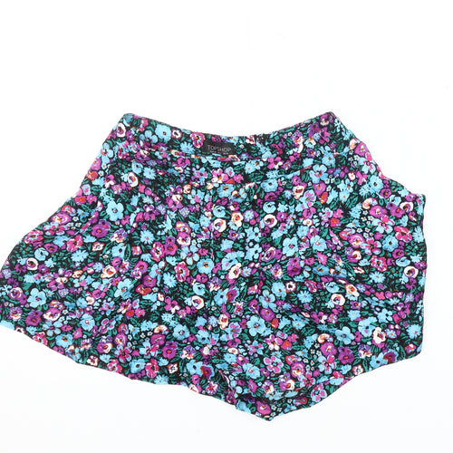 Topshop Women's Floral Culotte Shorts, Size 10, Spring/Summer