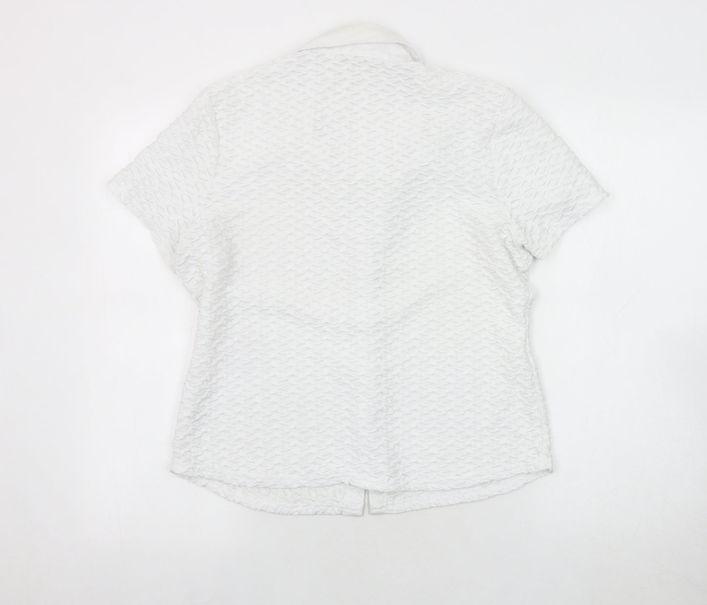 Marks and Spencer Women White Button-Up Top