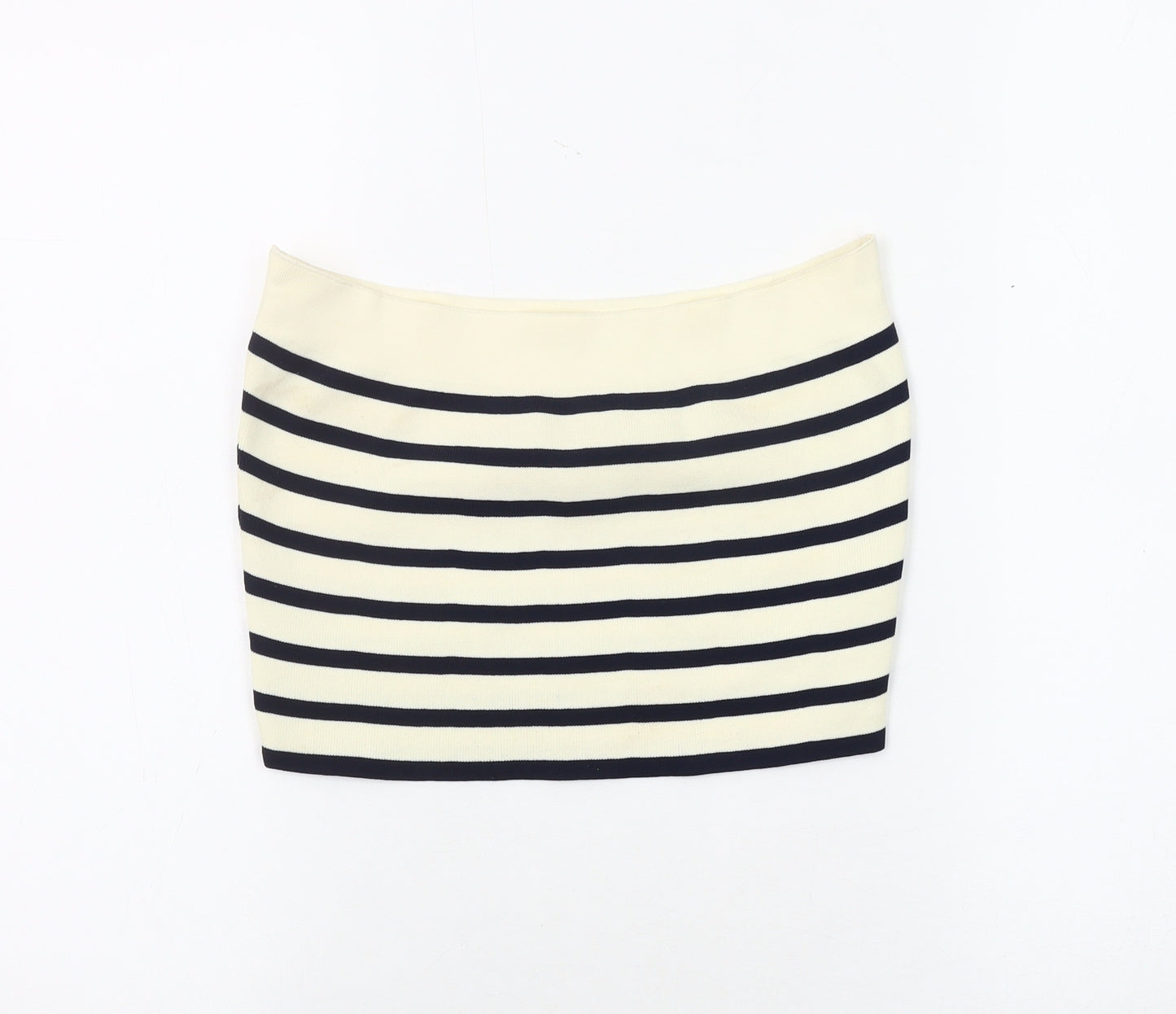 ASOS Women's Striped Polyester Top - Size 10
