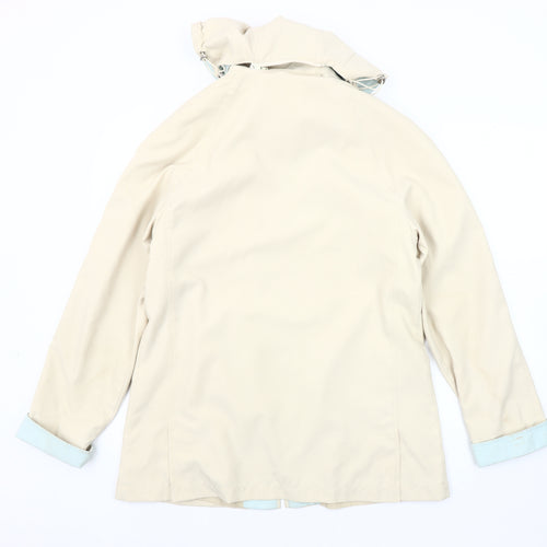 Finesse Women's Beige Zip Jacket Size 10 Regular