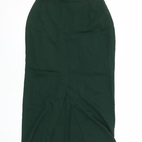 Dorothy Perkins Women's Green Midi Pencil Skirt, Size 12