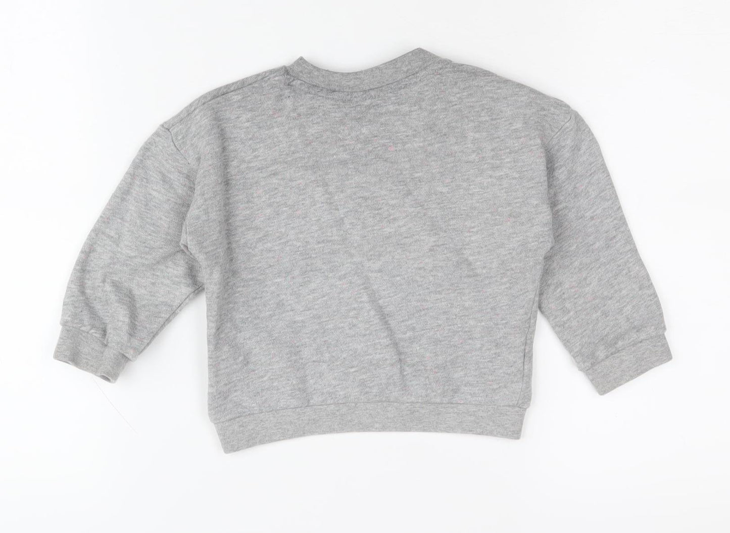 Adidas Grey Unisex Baby Pullover Jumper 9-12 Months