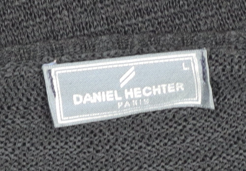 Daniel Hechter Women's Black V-Neck Pullover Jumper - L