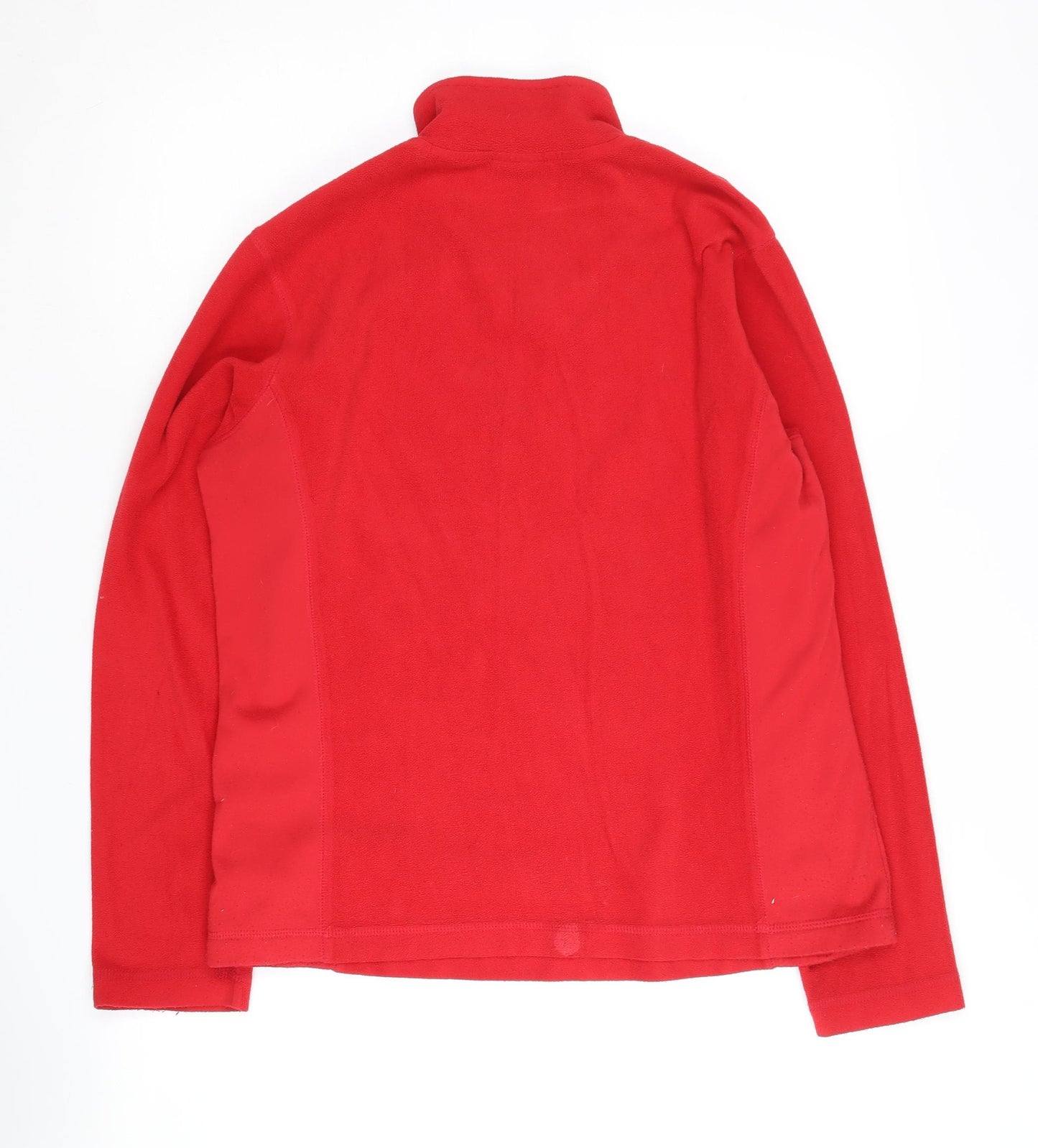 Columbia Women's Red 1/4 Zip Fleece Pullover Hoodie M