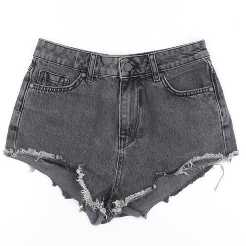 Superdry Women's Grey Cut-Off Shorts, Size 24