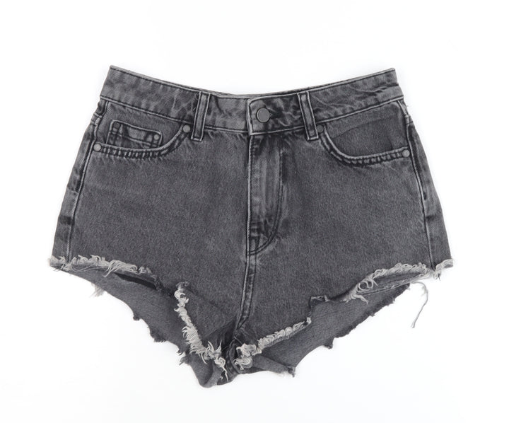 Superdry Women's Grey Cut-Off Shorts, Size 24