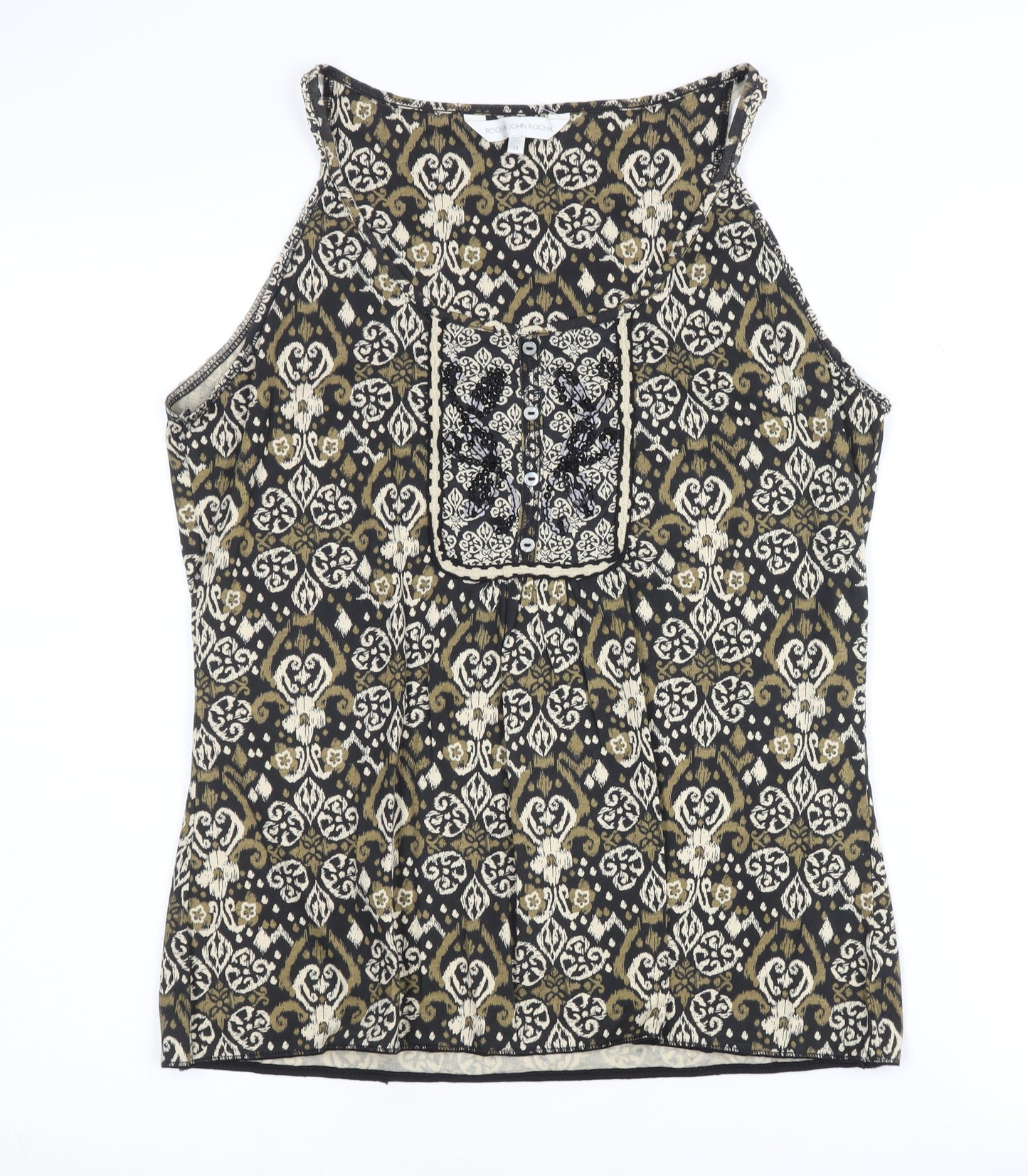 Rocha John Rocha Women's Multicoloured Blouse Size 12