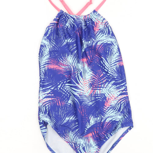 Mountain Warehouse Girls Blue One Piece Swimsuit 9-10 Yrs