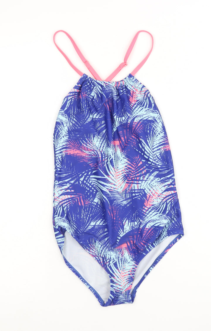 Mountain Warehouse Girls Blue One Piece Swimsuit 9-10 Yrs