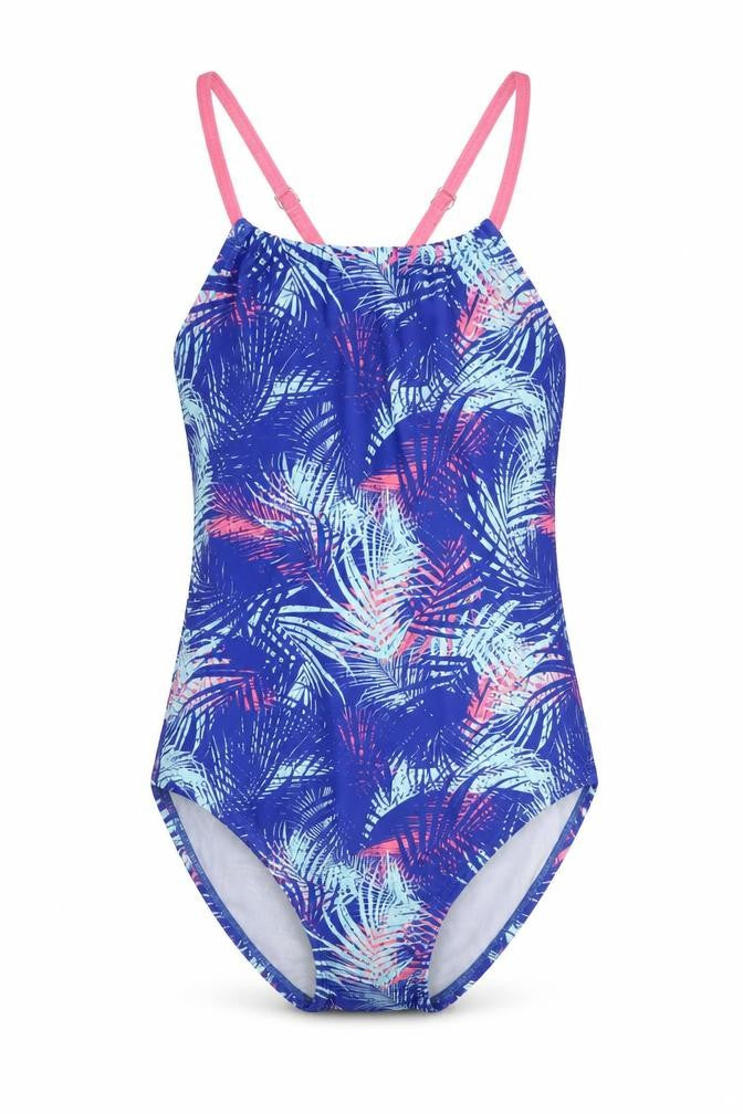 Mountain Warehouse Girls Blue One Piece Swimsuit 9-10 Yrs