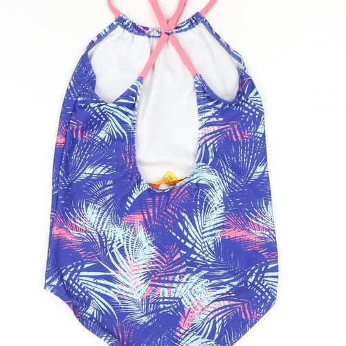 Mountain Warehouse Girls Blue One Piece Swimsuit 9-10 Yrs