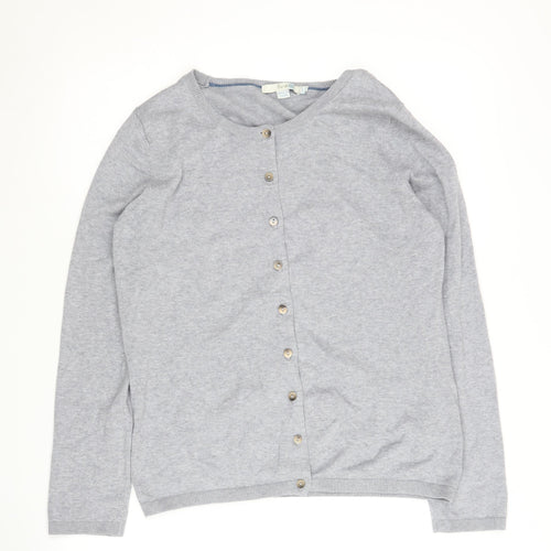 Boden Women's Grey Cardigan Size 14 Lightweight Casual
