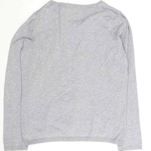 Boden Women's Grey Cardigan Size 14 Lightweight Casual