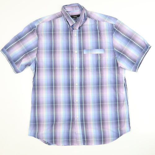 Thomas Nash Men’s Multicoloured Check Shirt M Casual