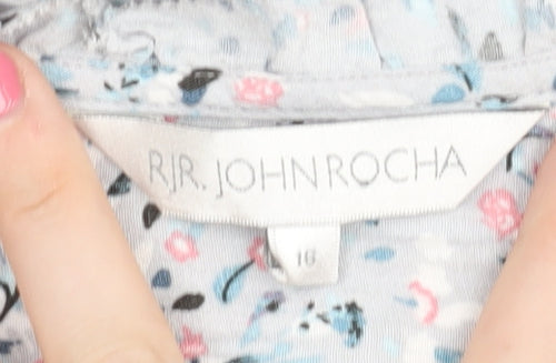 RJR John Rocha Women’s Multicoloured Floral Dress Size 16