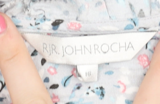 RJR John Rocha Women’s Multicoloured Floral Dress Size 16