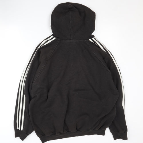 Adidas Men's Black Pullover Hoodie - Size L