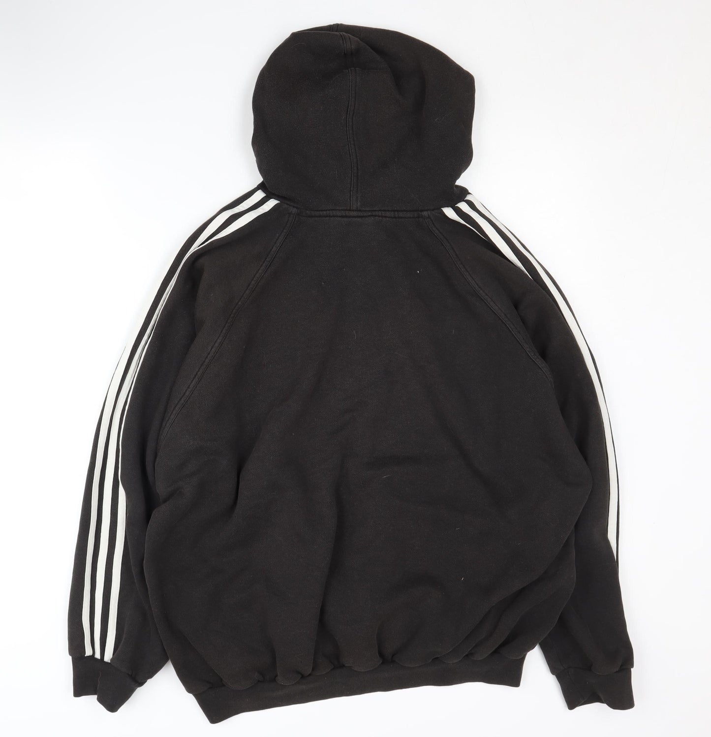 Adidas Men's Black Pullover Hoodie - Size L