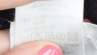 Adidas Men's Black Pullover Hoodie - Size L