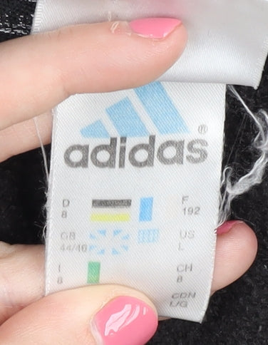 Adidas Men's Black Pullover Hoodie - Size L