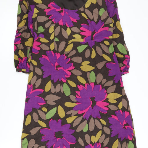 Boden Women's Multicoloured Floral Dress M
