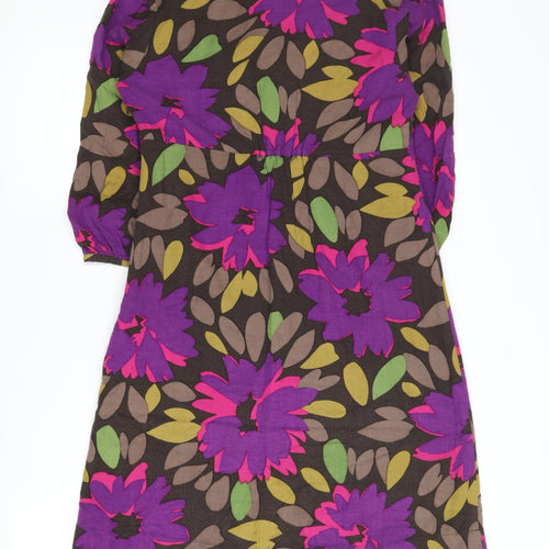 Boden Women's Multicoloured Floral Dress M