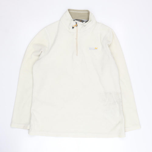 Regatta Women's Ivory Fleece Zip Sweatshirt UK 14