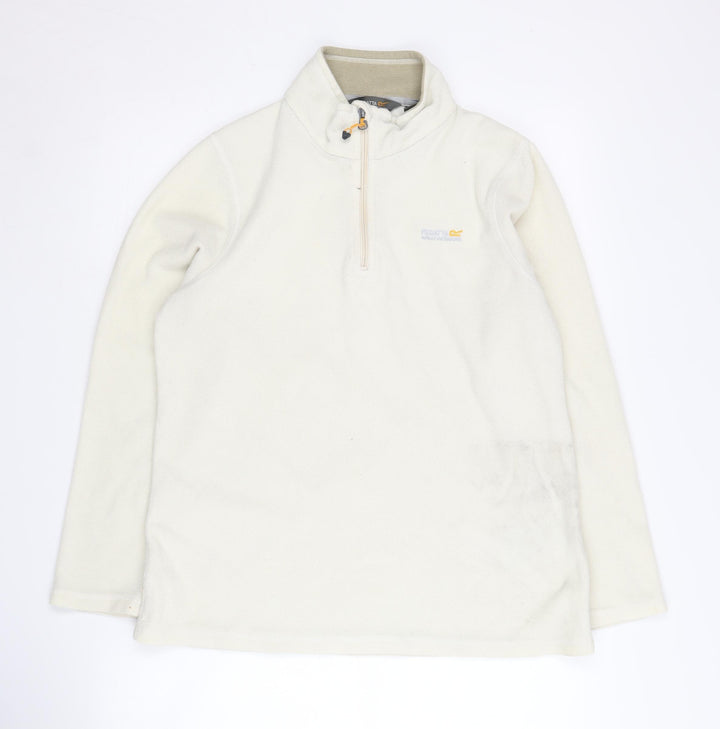 Regatta Women's Ivory Fleece Zip Sweatshirt UK 14