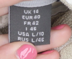 Regatta Women's Ivory Fleece Zip Sweatshirt UK 14